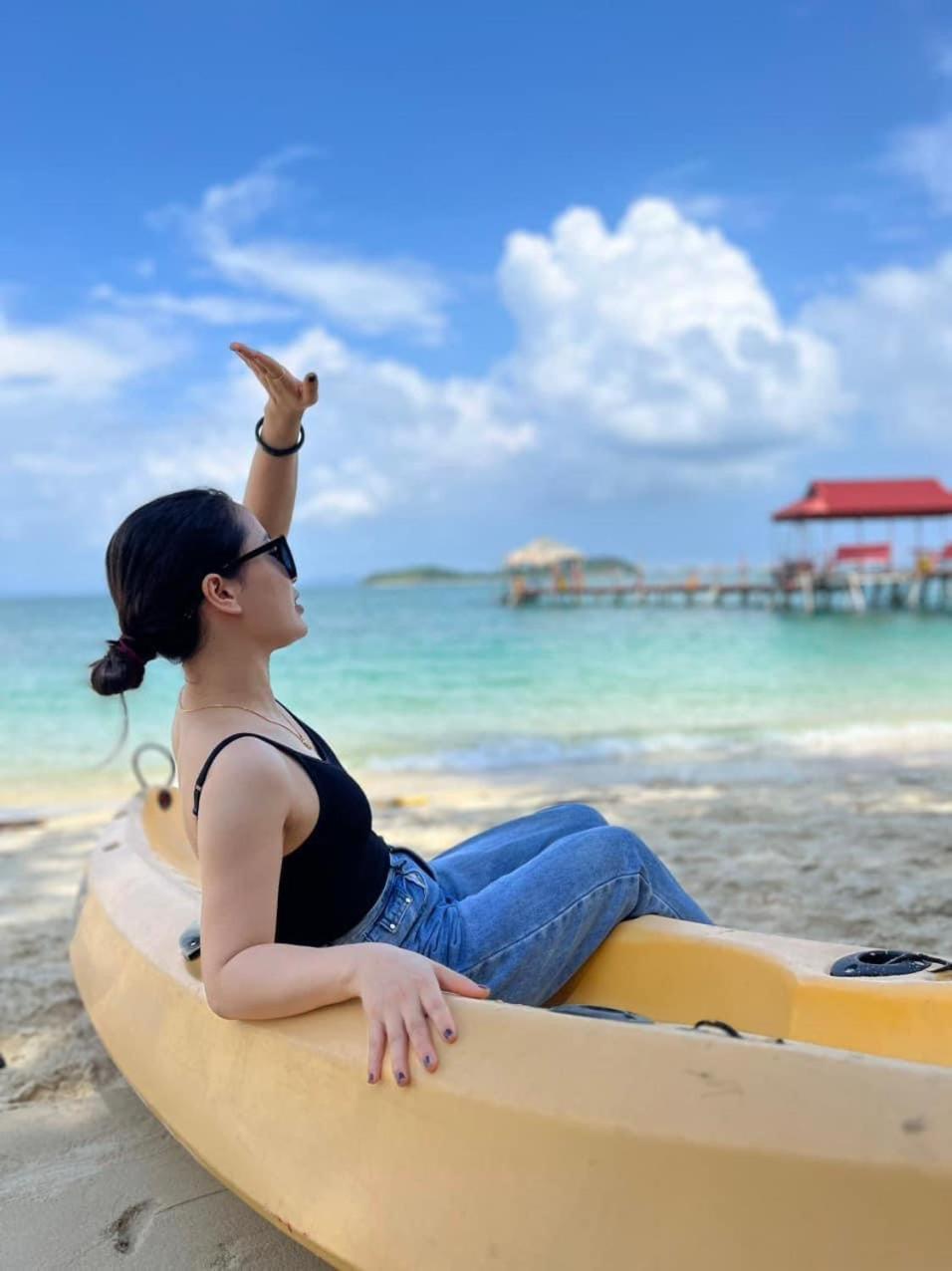 Hotel Hottel Hung Phuong Co To Đảo Cô Tô Esterno foto